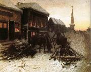 unknow artist The last border checkpoint on a hotel china oil painting reproduction
